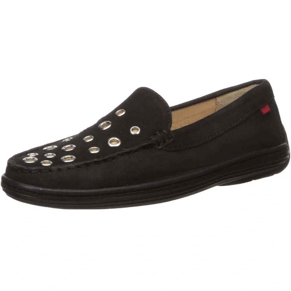 MARC JOSEPH NEW YORK Unisex-Child Leather brazil Mott Street Grommet Loafer New